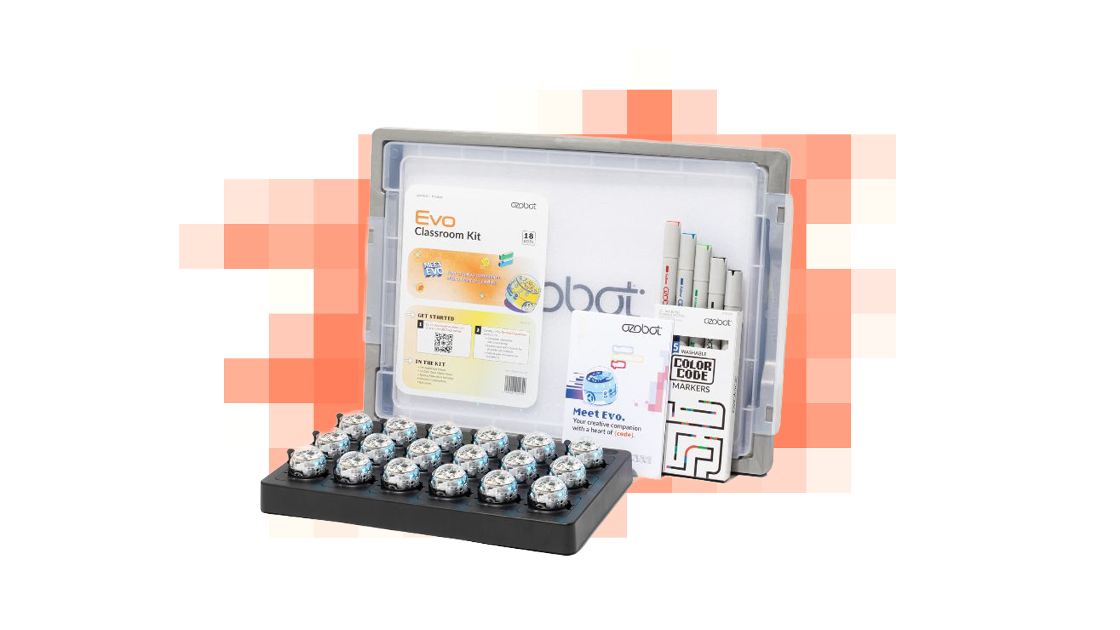 Ozobot Evo školní sada, 18 ks